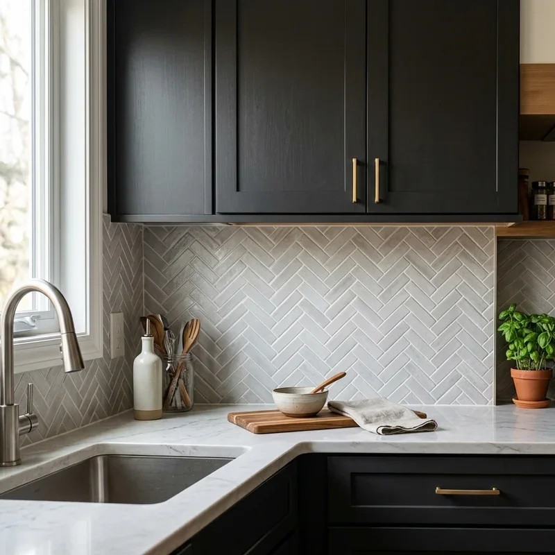 Kitchen Backsplash Ideas for Dark Cabinets