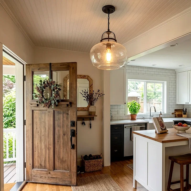 Front Door Into Kitchen Ideas