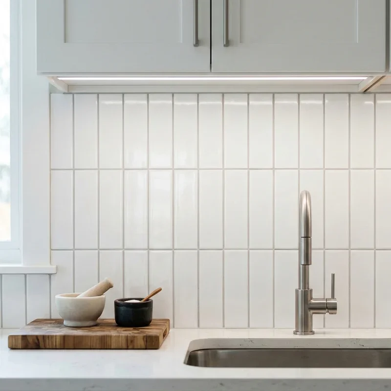 Kitchen White Backsplash Ideas