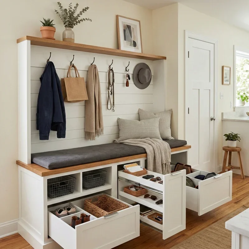 Kitchen Drop Zone Ideas