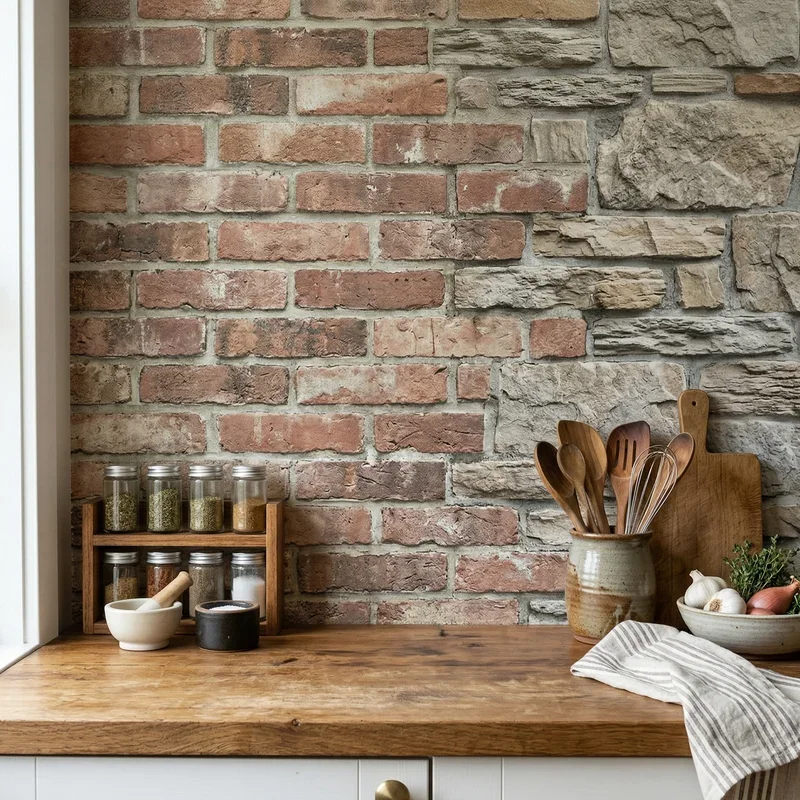 Wallpaper Backsplash Ideas