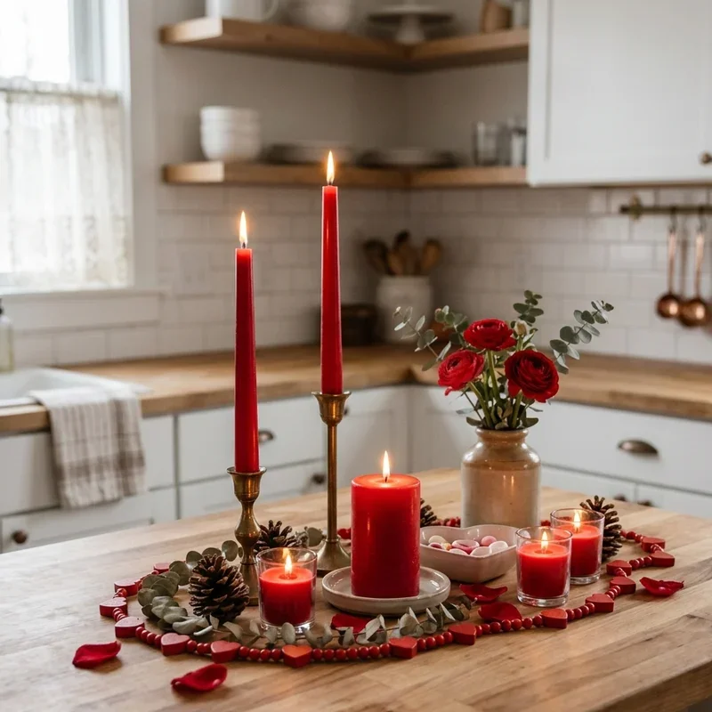 Valentine Kitchen Decor Ideas