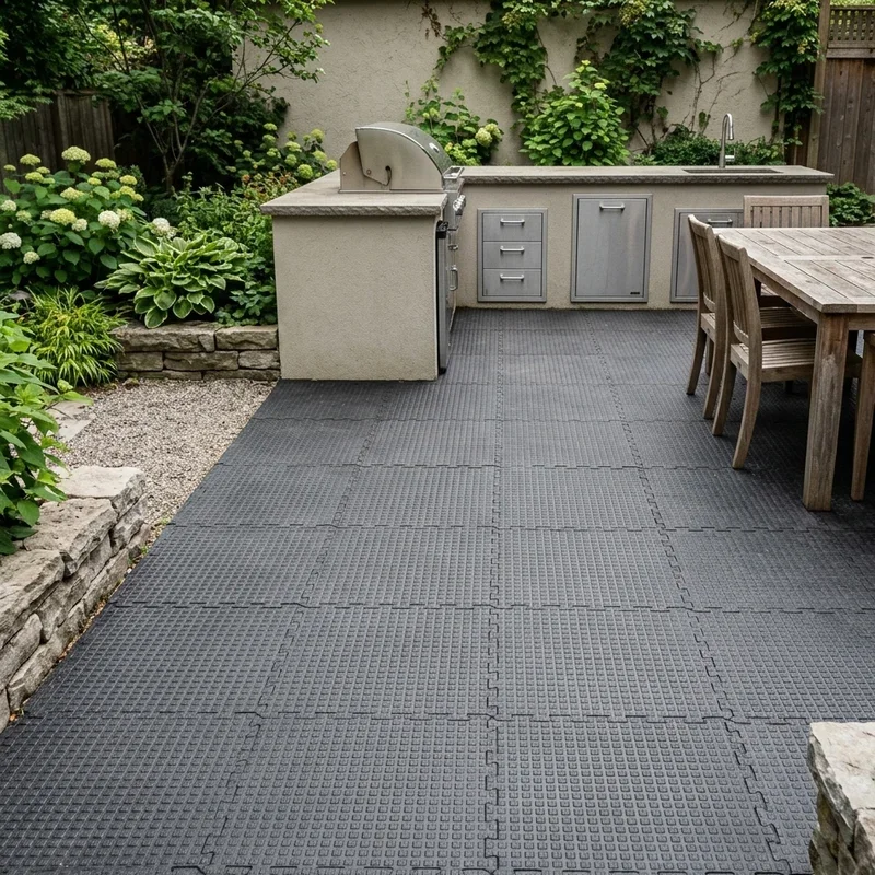 Outdoor Kitchen Flooring Ideas