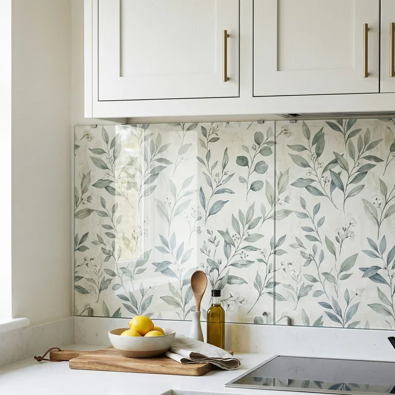 Wallpaper Backsplash Ideas