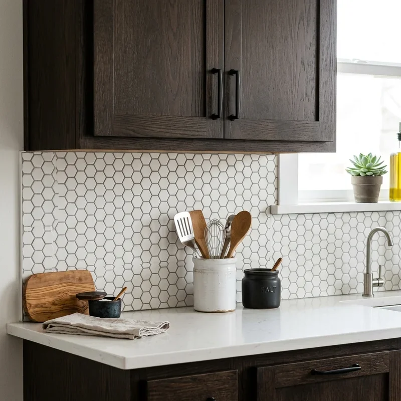 Kitchen Backsplash Ideas for Dark Cabinets