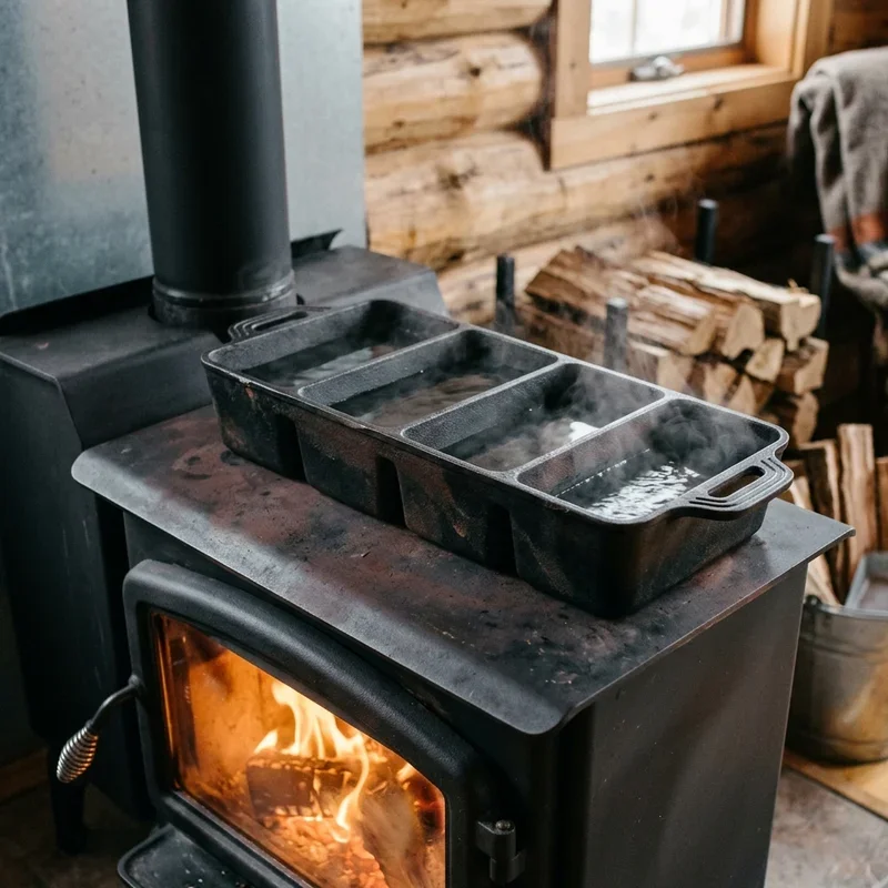 Wood Stove Humidifier Ideas