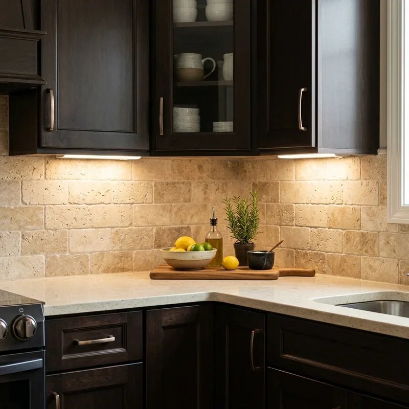Kitchen Backsplash Ideas for Dark Cabinets