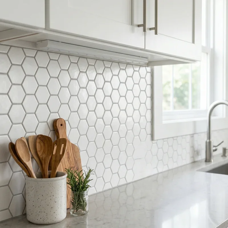 Hexagon Backsplash Ideas