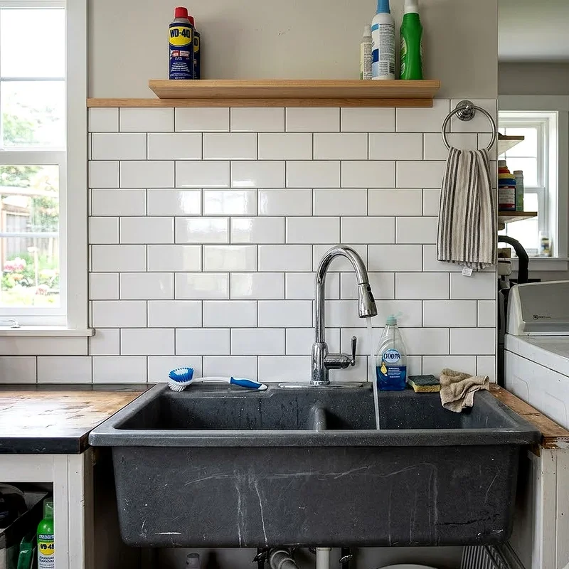 Utility Sink Backsplash Ideas