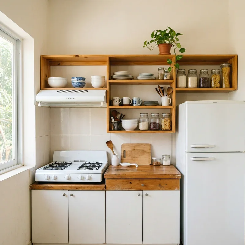 Kitchen with White Appliances Ideas