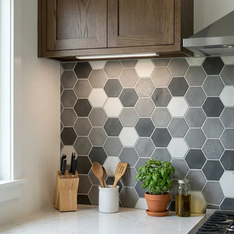 15 Hexagon Backsplash Ideas for a Stylish Kitchen Look
