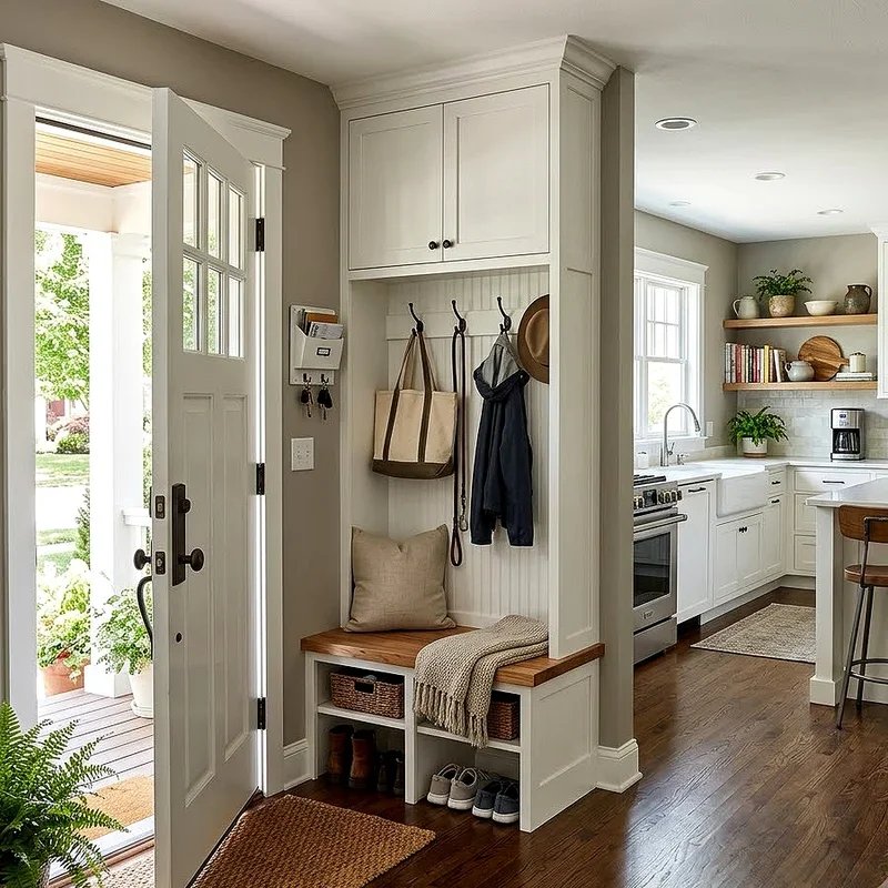 Front Door Into Kitchen Ideas