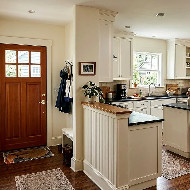Front Door Into Kitchen Ideas