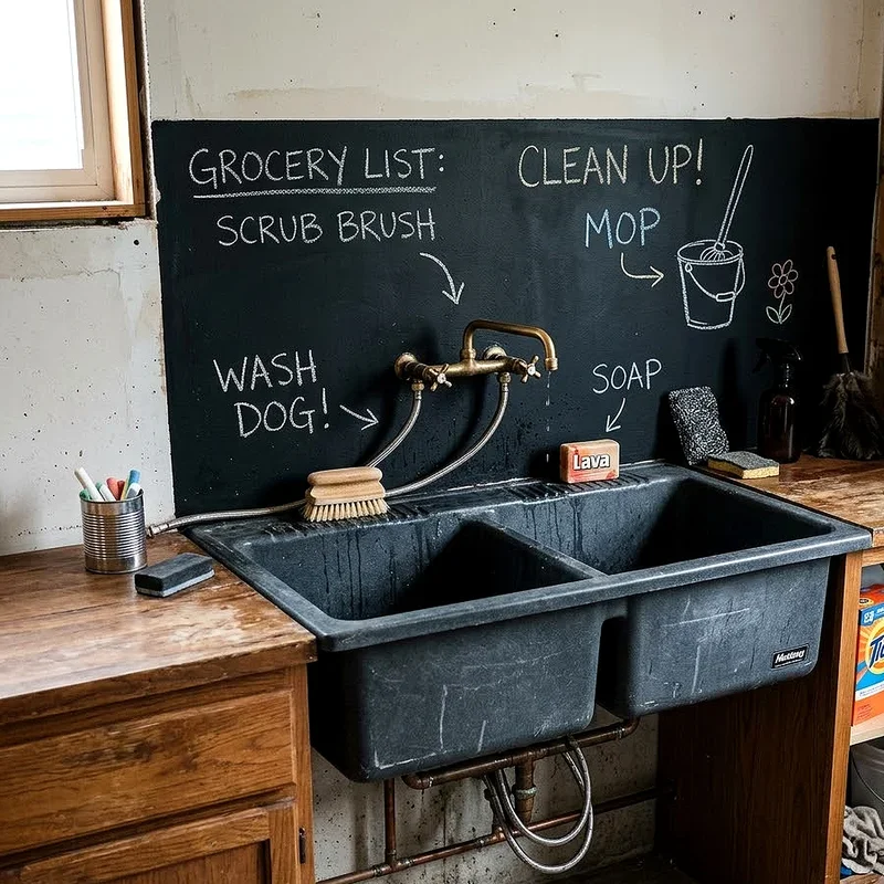 Utility Sink Backsplash Ideas
