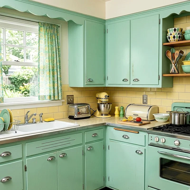 Green and Yellow Kitchen Ideas