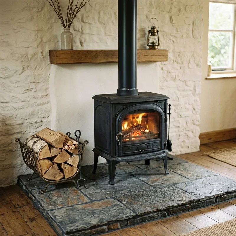 Wood Burning Stove Hearth Ideas