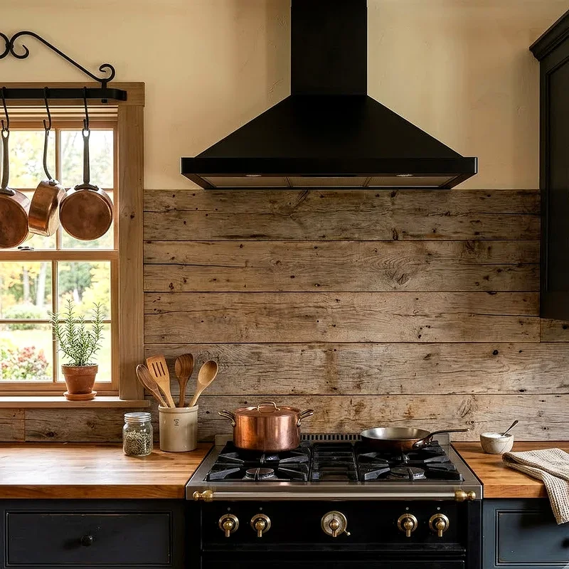Wooden Backsplash Ideas
