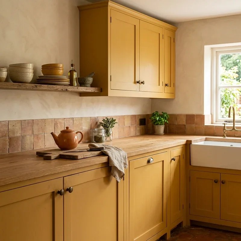 Yellow Kitchen Cabinets Ideas