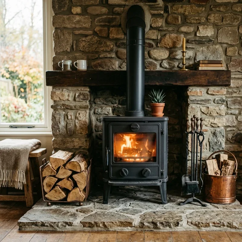 15 Wood Burning Stove Hearth Ideas for Cozy Spaces