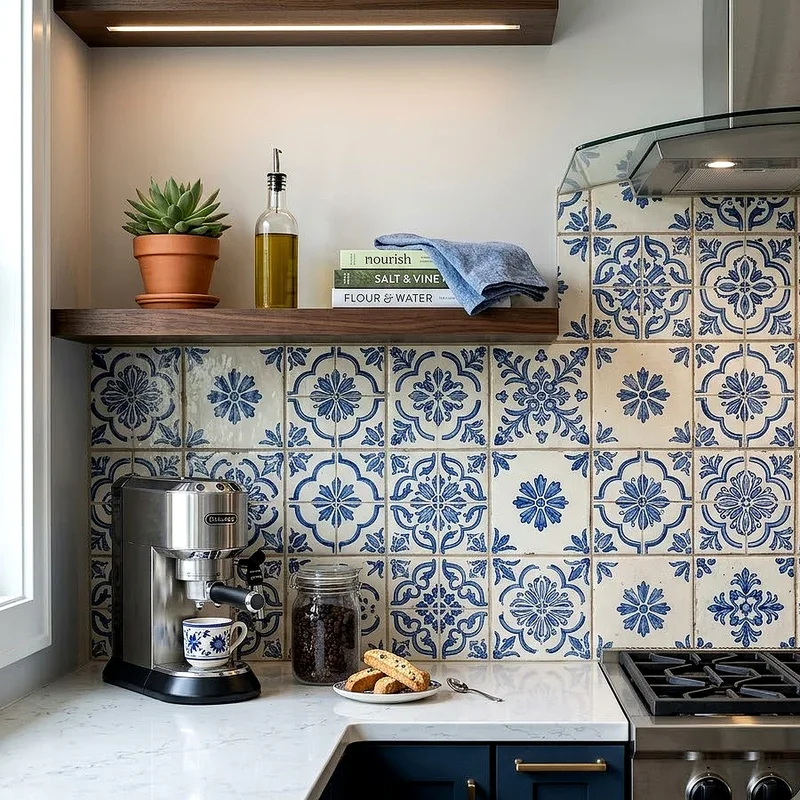 Large Tile Backsplash Ideas