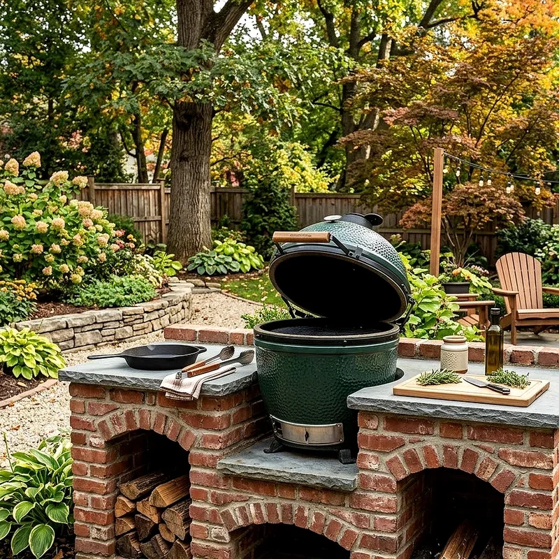 Kamado Outdoor Kitchen Ideas