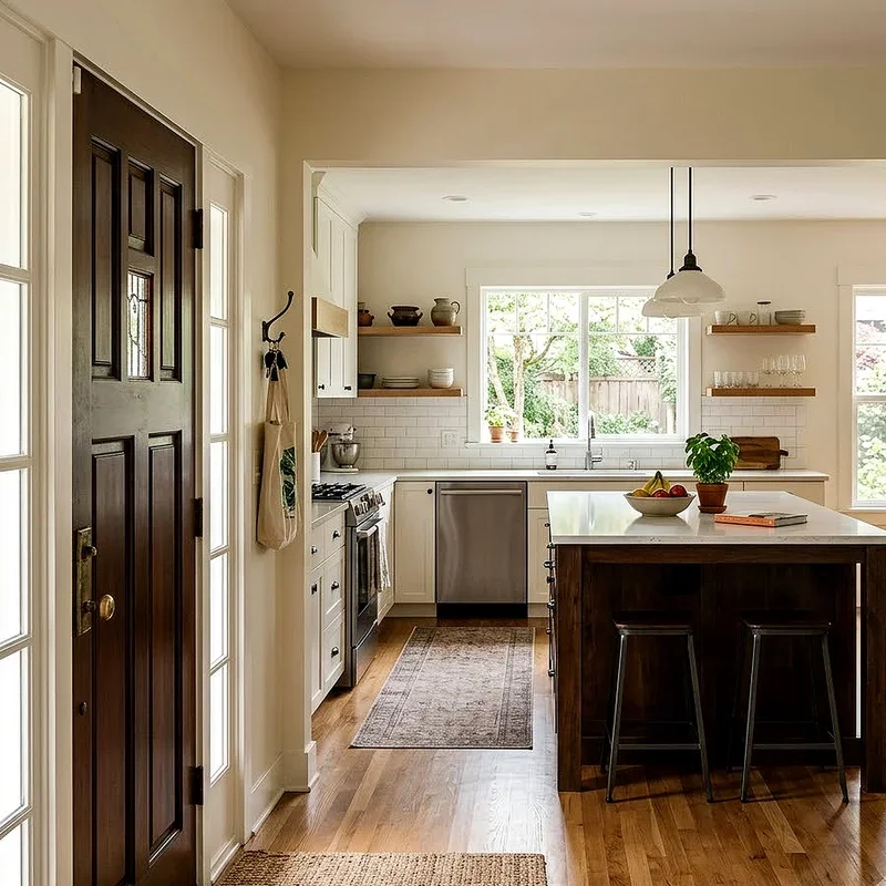 Front Door Into Kitchen Ideas