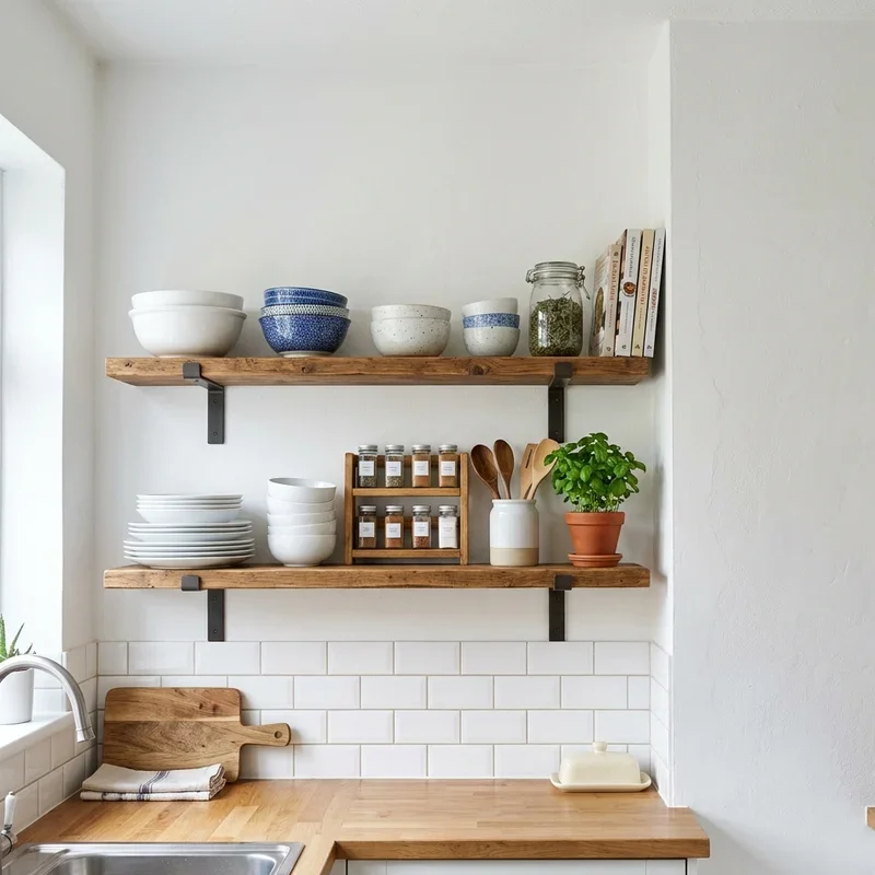 Blank Wall in Kitchen Ideas