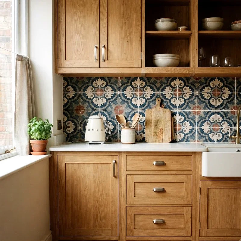 Kitchen Backsplash Ideas With Oak Cabinets