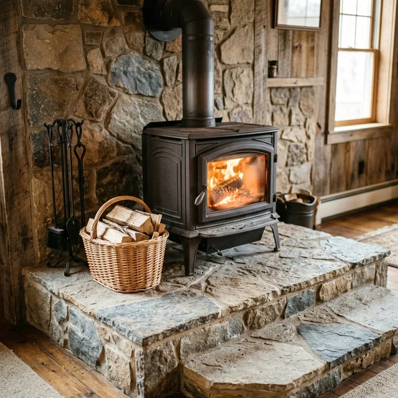 Wood Burning Stove Hearth Ideas