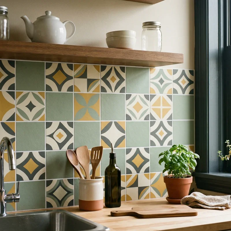 Renter Friendly Backsplash Ideas
