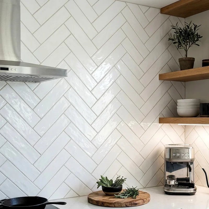 Large Tile Backsplash Ideas