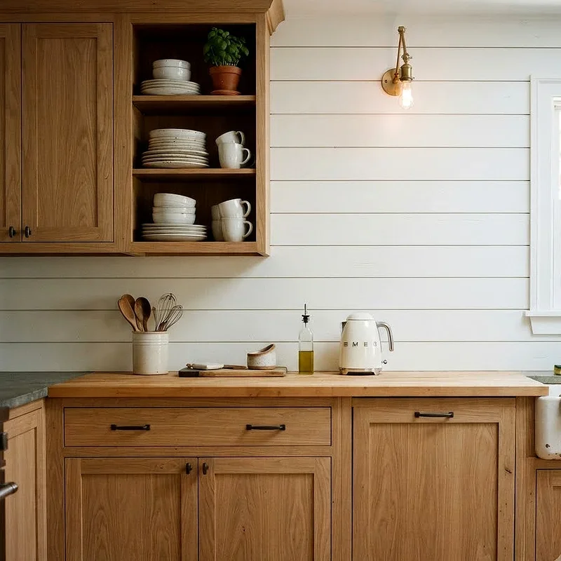 Kitchen Backsplash Ideas With Oak Cabinets