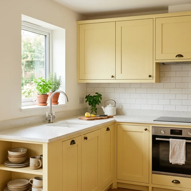 Yellow Kitchen Cabinets Ideas