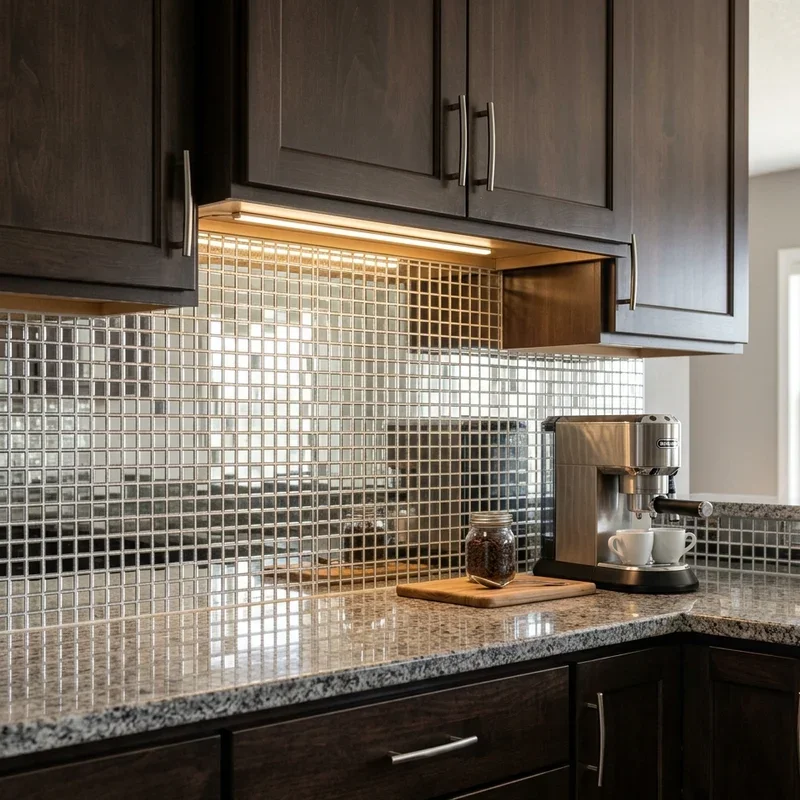 Espresso Cabinets Backsplash Ideas
