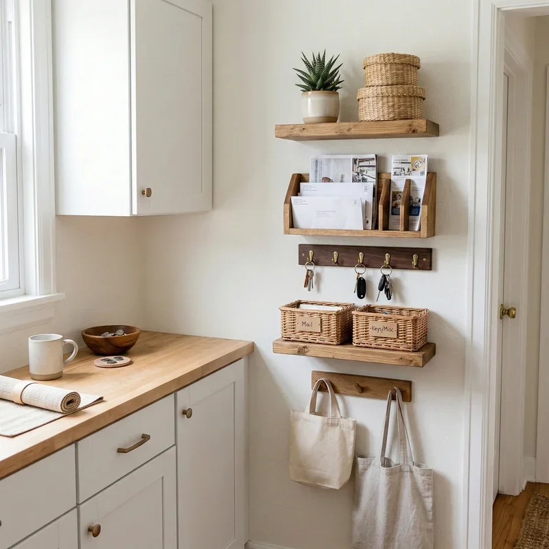 Kitchen Drop Zone Ideas