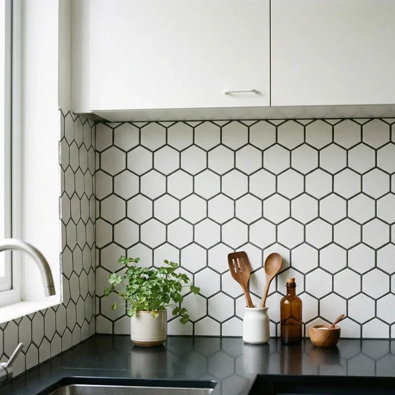 Hexagon Backsplash Ideas