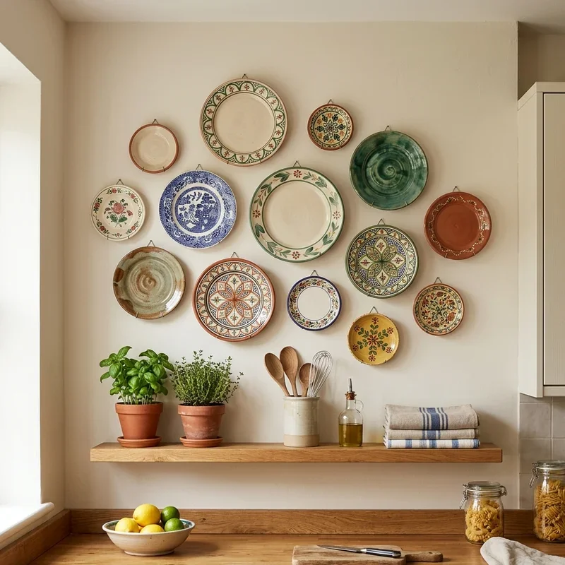 Blank Wall in Kitchen Ideas