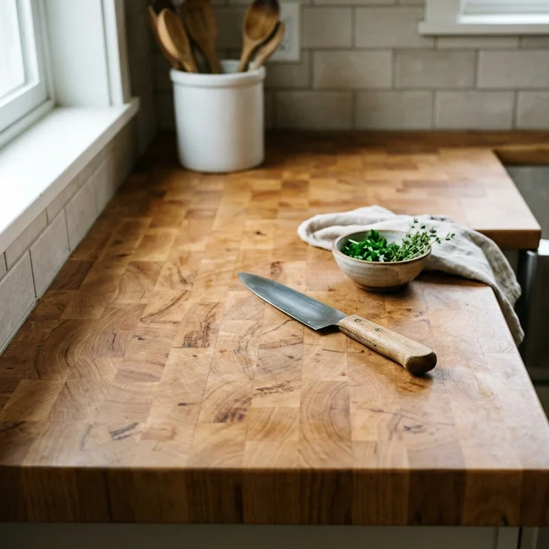 How to Finish a Butcher Block Countertop