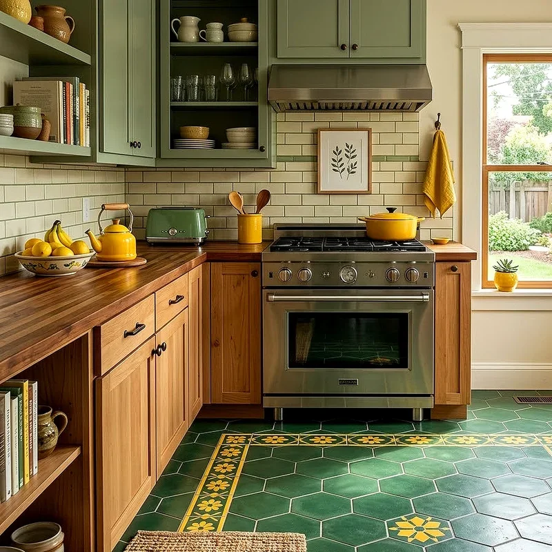 Green and Yellow Kitchen Ideas