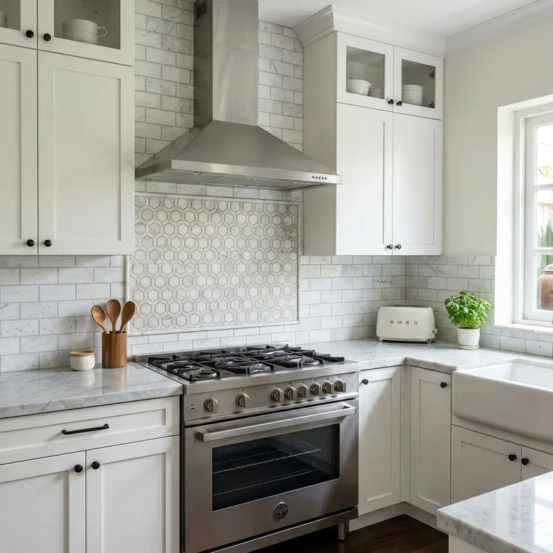 Kitchen White Backsplash Ideas