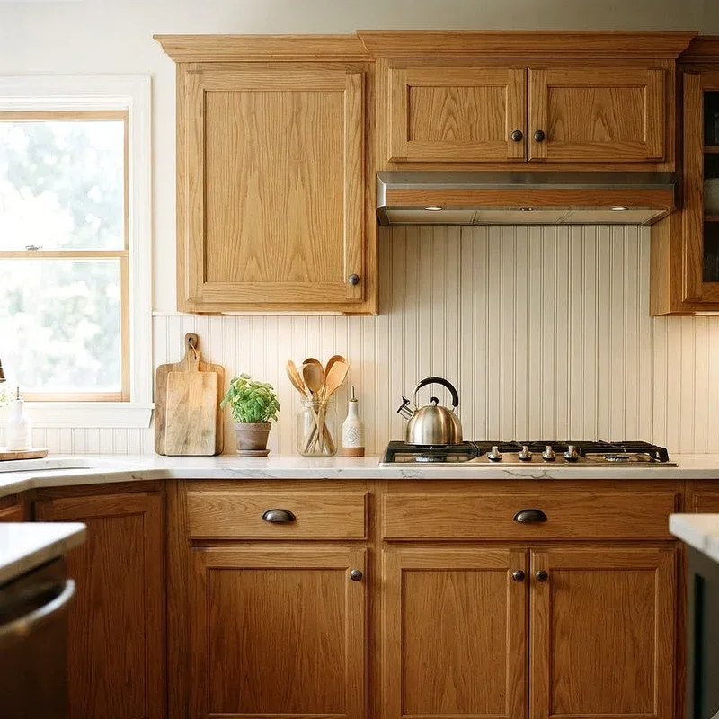 Kitchen Backsplash Ideas With Oak Cabinets