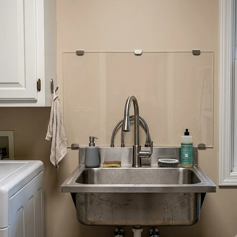 Utility Sink Backsplash Ideas