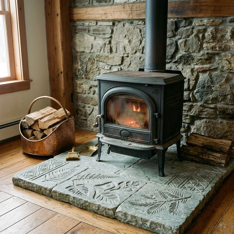 Wood Burning Stove Hearth Ideas