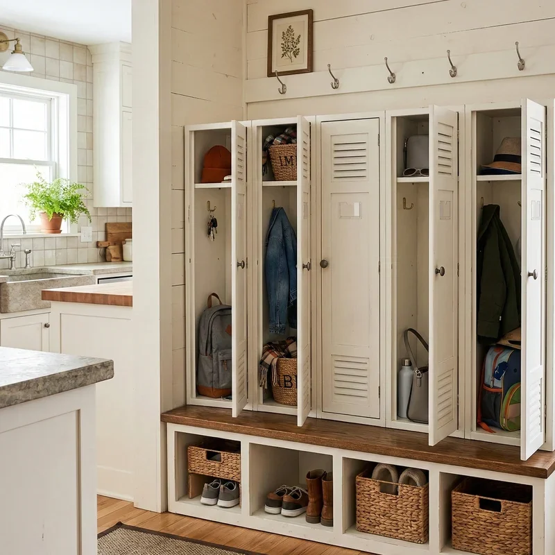 Kitchen Drop Zone Ideas