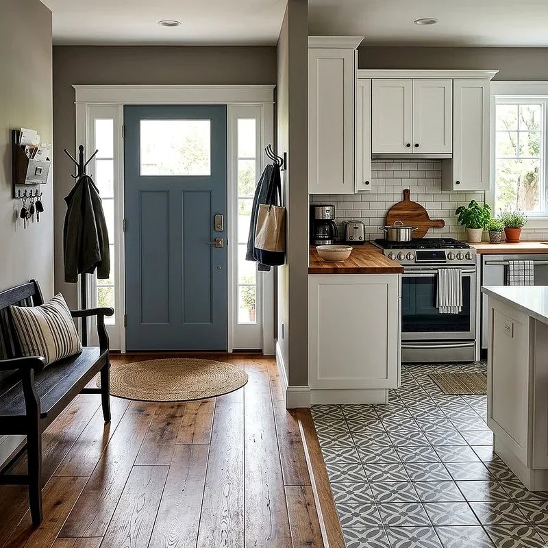 Front Door Into Kitchen Ideas