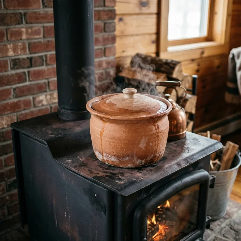 Wood Stove Humidifier Ideas