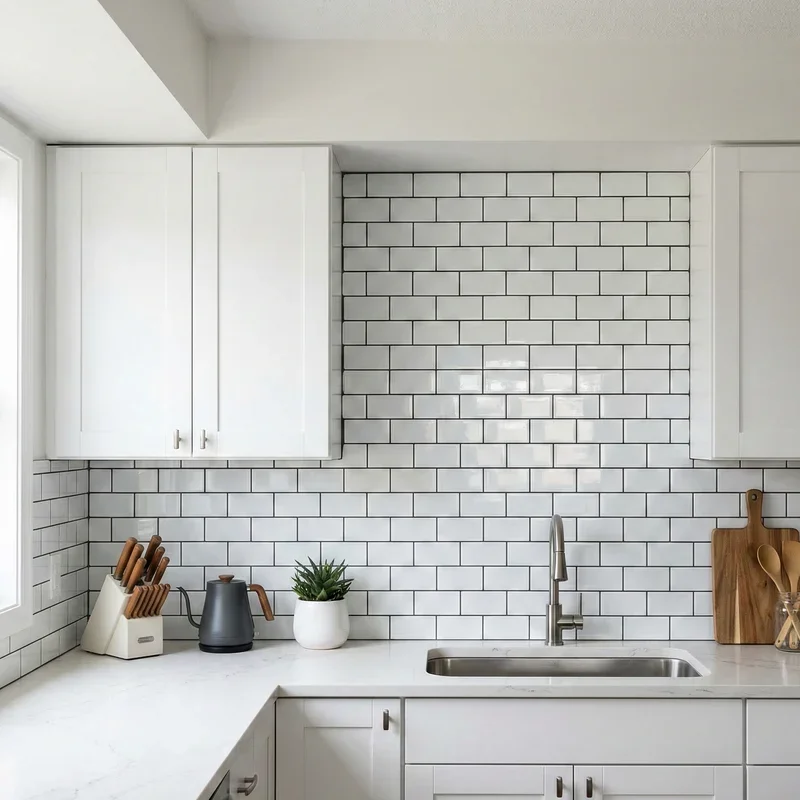 Kitchen White Backsplash Ideas