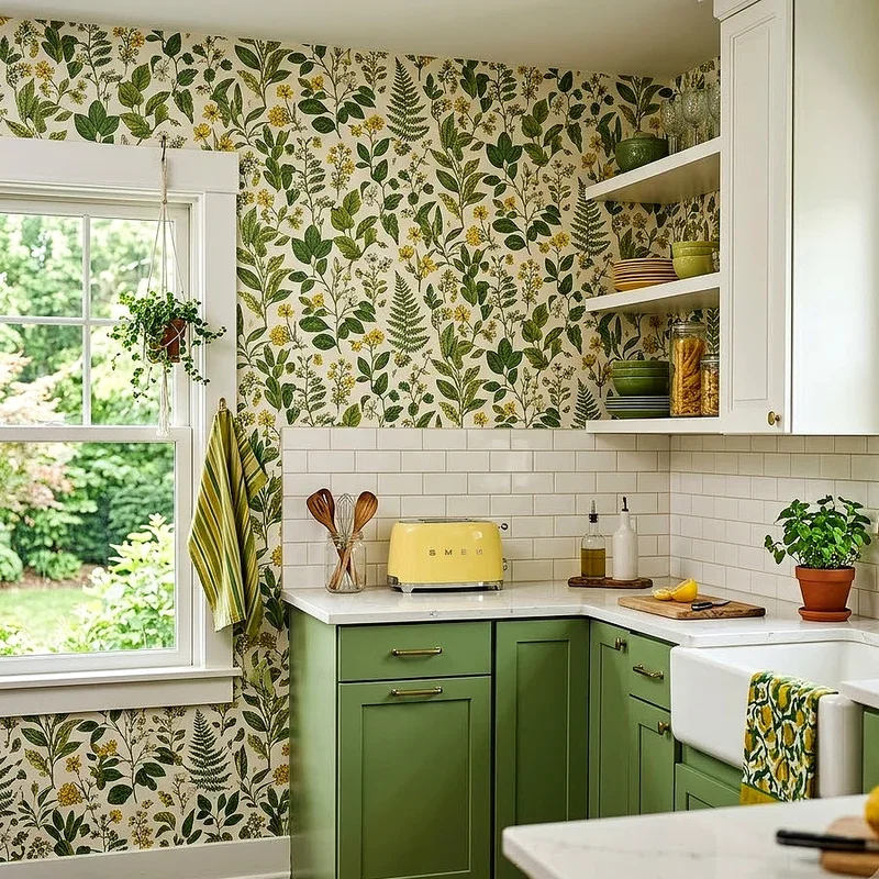 Green and Yellow Kitchen Ideas