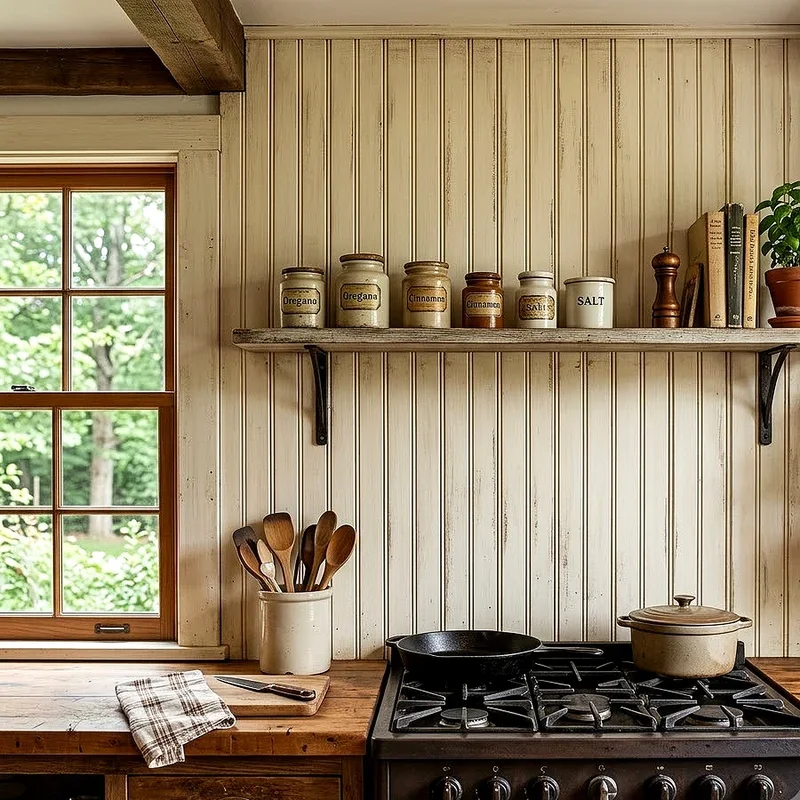 Wooden Backsplash Ideas