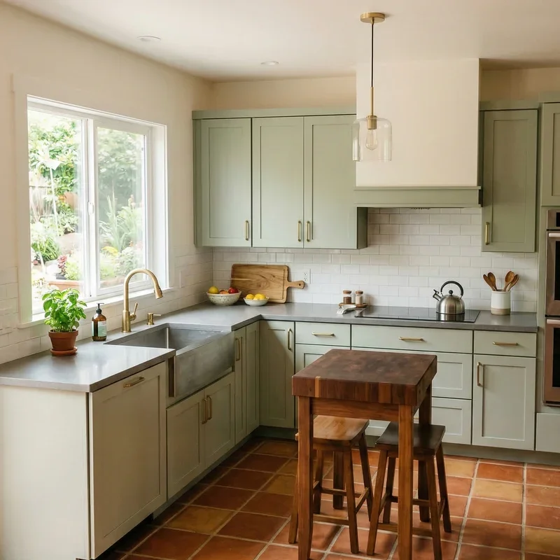 Square Kitchen Layout Ideas